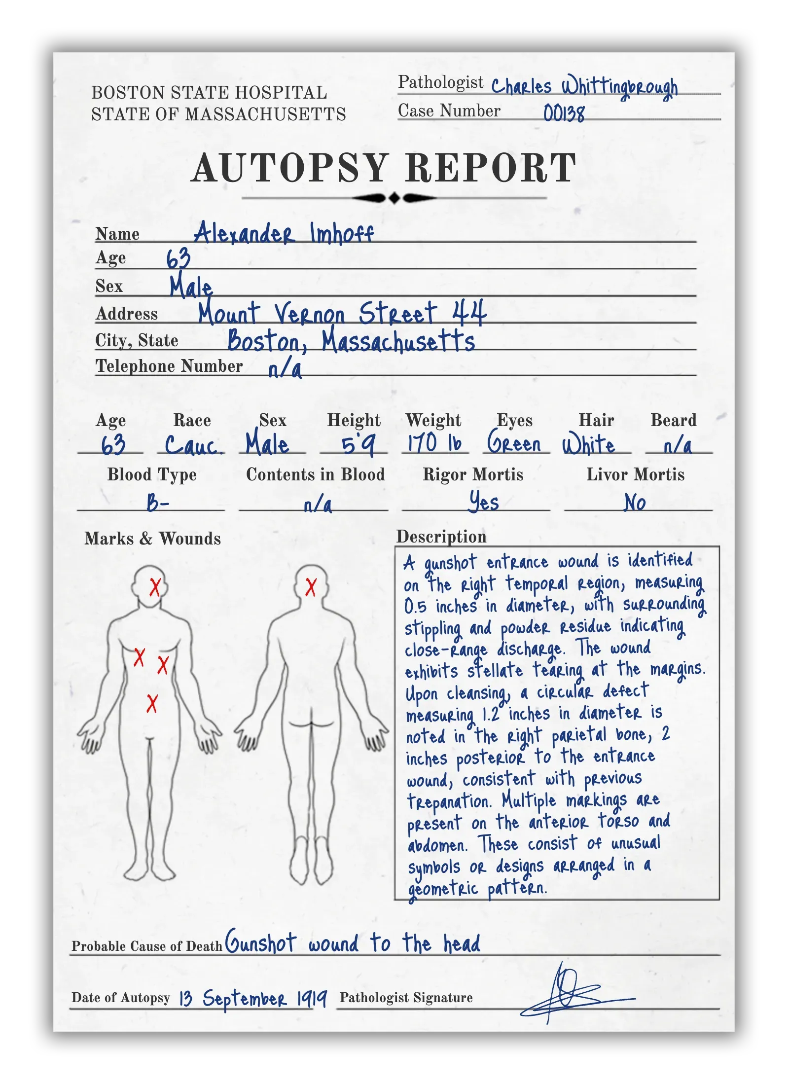Autopsy Report